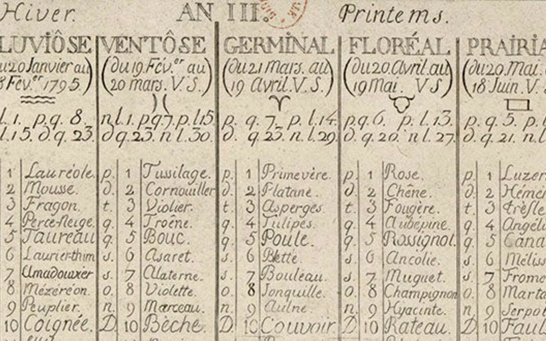Le calendrier révolutionnaire : une rupture majeure pour les généalogistes (1793–1806)