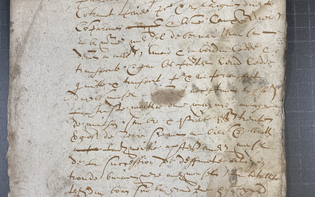 Décryptage acte ancien illisible – Techniques et méthodes