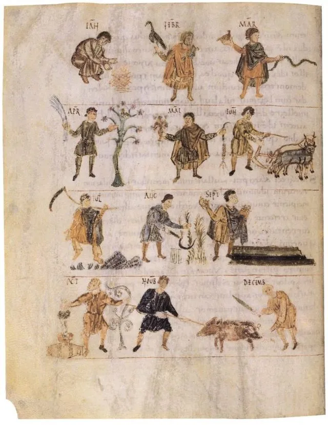 calendrier médieval Calendrier médiéval